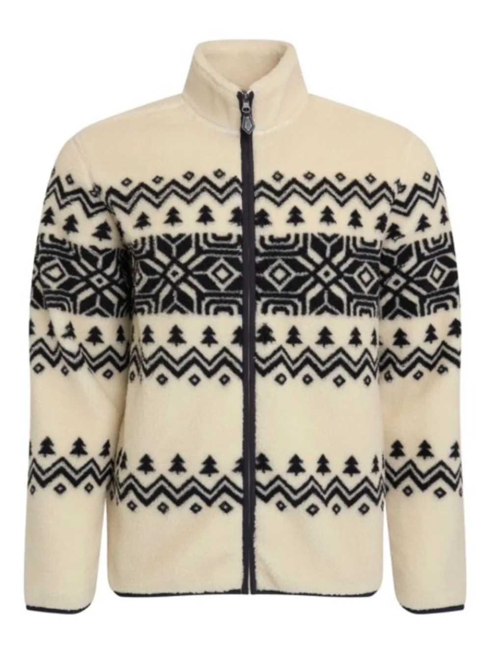 Chaps Men's & Big Men's High Pile Printed Plaid Sherpa Jacket